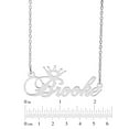 thumbnail image 2 of Personalized Crown Name Necklace, 2 of 3