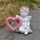 thumbnail image 3 of Estatua De Ángel De 2 Uds, Exquisita Corona De Amor En Forma De Corazón, Estatua De Ángel Rosa, Figura De Querubín Rosa, Decoración Del Día De San Valentín Muyoka Hogar, 3 of 6