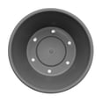 thumbnail image 3 of Bloem Terra 12" Round Plastic Planter with Drainage Holes - Indoor/Outdoor, 3.5 Gallon Capacity, Lightweight Garden Pot, Charcoal, 3 of 5