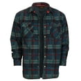 thumbnail image 2 of Gioberti Mens Checkered Flannel Jacket With Velvet Underlining, 2 of 5