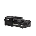 thumbnail image 5 of Folding Bed Chair In Black: Adjustable To Recliner Or Single Adult Bed, Modern Velvet Upholstery Threeone Black Bed: With , Turns Into , And Bed. Back Comfortable, 5 of 6