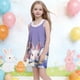 thumbnail image 5 of Vestido de Verano Casual Vestido sin Mangas para Niños Vestido de Pascua para Niños 3-10T, 5 of 6