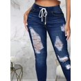 thumbnail image 2 of Aprpith  Women's Jeans Tight and Sexy Pull On Stretchy Tight Ripped Street Style Regular Sizes, 2 of 6