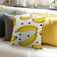 thumbnail image 3 of SHANXI Fruits Embroidered Throw Pillow Covers Farmhouse Decorative Accent Pillowcase, Square Floral Cushion Covers, Lumbar Pillow for Living Room 18x18in, 3 of 5