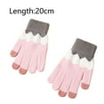 thumbnail image 2 of Women's Winter Touchscreen Wool Magic Gloves Warm Knit Fleece Lined for Women for Cold Weather,Pink, 2 of 5