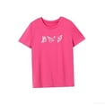 thumbnail image 4 of Camiseta para mujer con cuello redondo, camiseta básica informal, camiseta de manga corta para senderismo S, 4 of 7