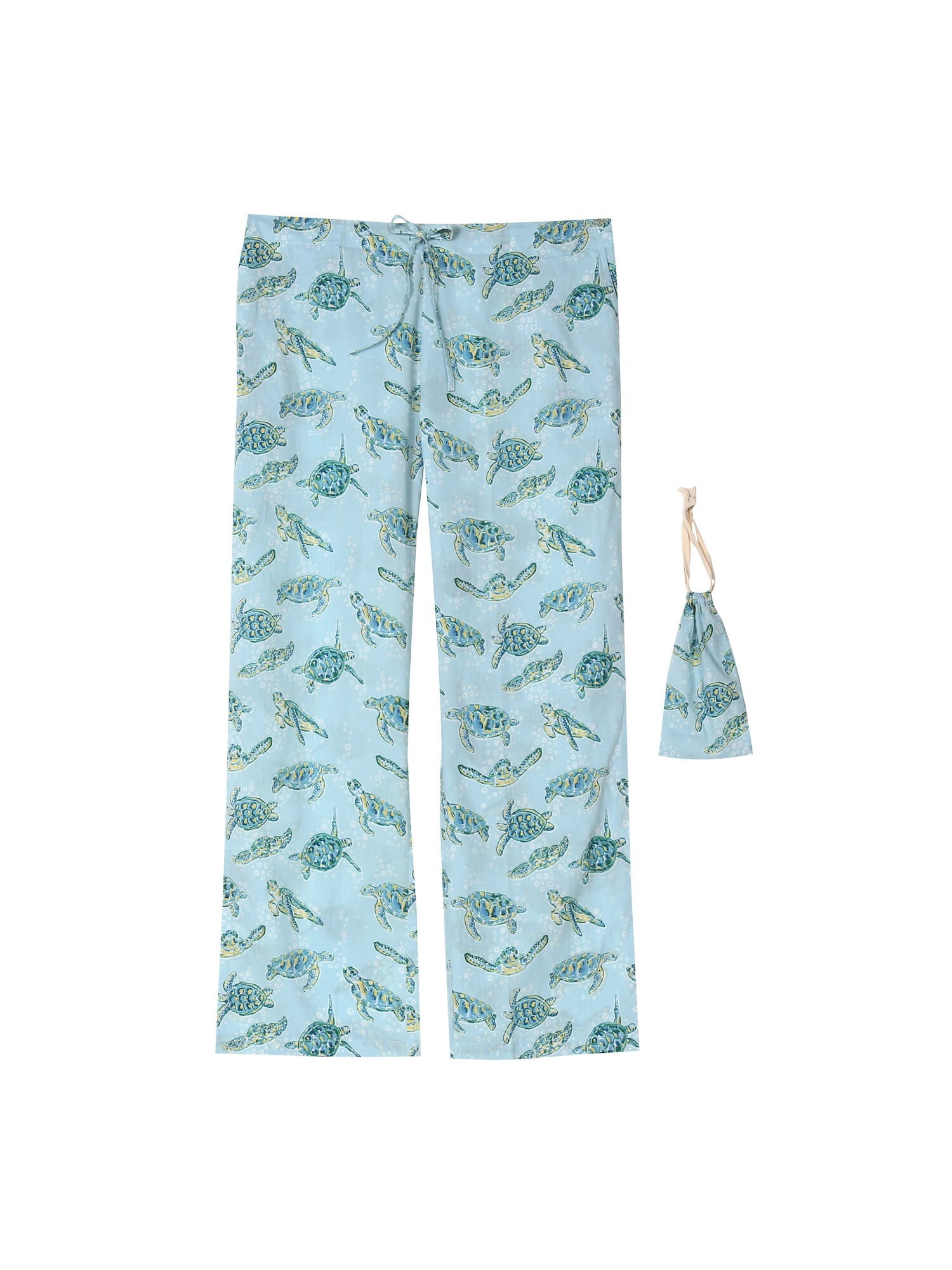 Women's Sea Turtle Lounge Pants - Blue 