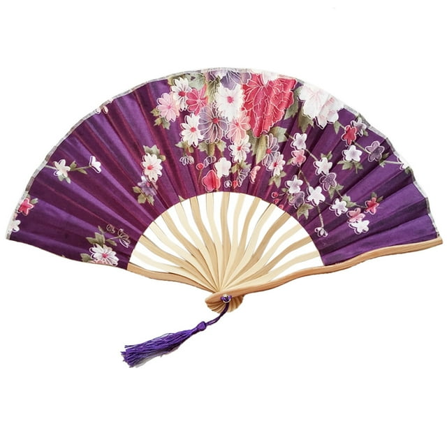 WREESH Hand Fan Paper Folding Fan Party Wedding Decor