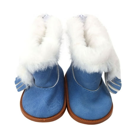 

Mackneog Winter Glitter Doll Shoes For 18 Inch American Doll Accessory Girl s Toy Brain-training