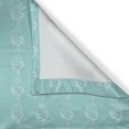 thumbnail image 6 of Ambesonne Party Valance & Curtain, Repetitive Birthday Cupcakes, 55"x45", Pale Seafoam and Grey, 6 of 7