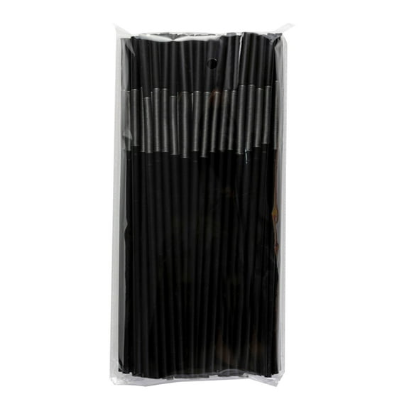 Deeceymbur Disposable Plastic Drinking Straws Flexible Plastic Straws 100 Disposable Straws for Parties And Other Pack- Disposable Plastic Straws 6x 260mm