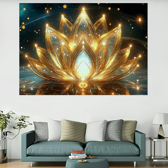RKSupls Chakra Meditation Zen Tapestry, Home Tapestry Suitable for Hanging for Decorative Wall Hanging, Decorative Bedroom, Living Room Decoration - 60x40in