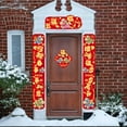 thumbnail image 4 of Eespoir 2026 Horse Year Spring Festival Decor, Door Decors Set with Couplets, Lucky Characters for Holiday Ambiance, Chinese New Year Couplets Set for Home and Office Entrance(A), 4 of 7