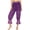 Purple, variant on Women's Sheer Mesh Long Bloomers Loose Pumpkin Pants Capri Bloomers Pettipants Pantaloons Black L