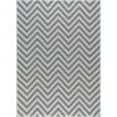 thumbnail image 4 of 8x10 Water Resistant, Large Indoor Outdoor Rugs for Patios, Front Door Entry, Entryway, Deck, Porch, Balcony | Outside Area Rug for Patio | Gray, Chevron | Size: 7'10'' x 10'3'', 4 of 7