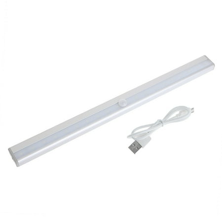 

USB 20 LED Rechargeable Automatic Under Cabinet Light PIR Motion Sensor Lamp