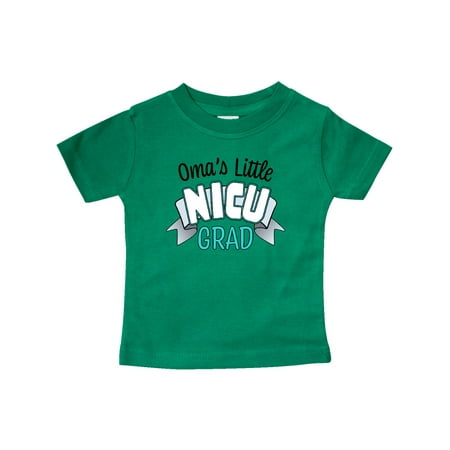 

Inktastic Oma s Little Nicu Grad in Blue with Banner Gift Baby Boy or Baby Girl T-Shirt