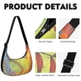 thumbnail image 3 of Sac Bandoulière d'Entraînement de Softball avec Sangle Réglable, Léger, en Nylon, pour Sports, Baseball, Soccer, Basketball, Impression Soccer, Cadeaux pour Femmes, Adolescentes, Petit Sac à Main pour Femmes, 3 of 5
