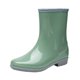 thumbnail image 2 of Botas de lluvia de tubo medio de moda para mujer, botas de lluvia antideslizantes de Pvc, zapatos de agua para mujer, zapatos de goma Wmkox8yii  ghj562, 2 of 3