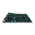 thumbnail image 2 of Ahgly Company Indoor Round Oriental Light Blue Modern Area Rugs, 8' Round, 2 of 4