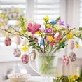 thumbnail image 2 of Huevo de Pascua de espuma y decoración de conejito. Realista arreglo floral primaveral para interiores., 2 of 3
