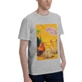 thumbnail image 2 of Bingfone The Chicken Family Men'S Loose Fit Short-Sleeve Pocket T-Shirt, 2 of 7