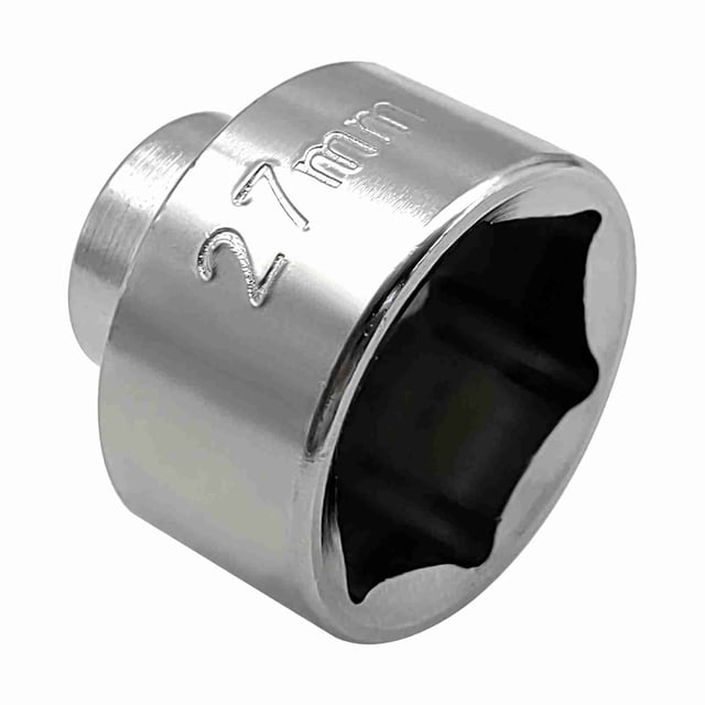 32mm Oil Filter Socket with Steel Material, Low Profile Wrench for Oil Filter Caps, Easy Attachment Removal Tool for Tight Spaces, Replacement for , , , Minis and More,