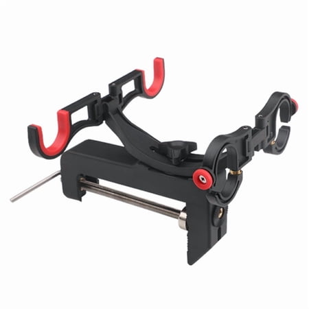 Boat Fishing Rod Holder Adjustable Rod Holder Folding Dual Fishing Support Gear for Boat Bank Fishing