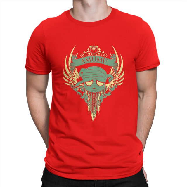 Camiseta AMUMU para hombre, de Arcane League of Legends, humor del juego LOL, manga corta, cuello redondo, algodón puro, ideal para regalar.