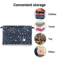 thumbnail image 5 of ZUEXT Large Laundry Basket, Waterproof, Freestanding Laundry Hamper, Collapsible Tall Clothes Hamper with Extended Handles for Clothes Toys in the Dorm and Family (Blue Starry Sky), 5 of 7