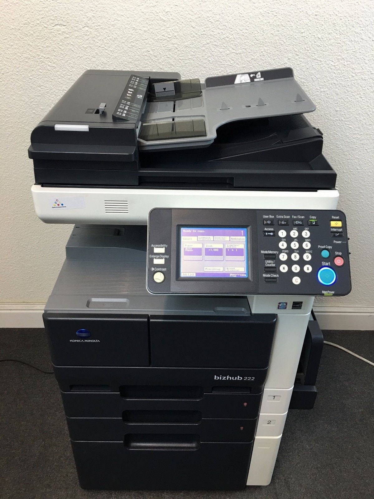 ... Array - konica minolta bizhub 222 copier printer scanner network low  meter rh walmart com