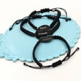 Uloveido Best Friends Forever Bracelet in Stainless Steel, 3 Piece