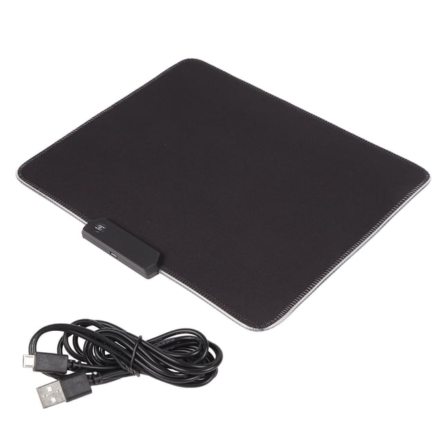 Alfombrilla para ratón, alfombrilla para ratón RGB 300x250x4 mm/11,8x9,8x0,2 pulgadas Alfombrilla para ratón RGB Alfombrilla para ratón RGB Eficiencia óptima
