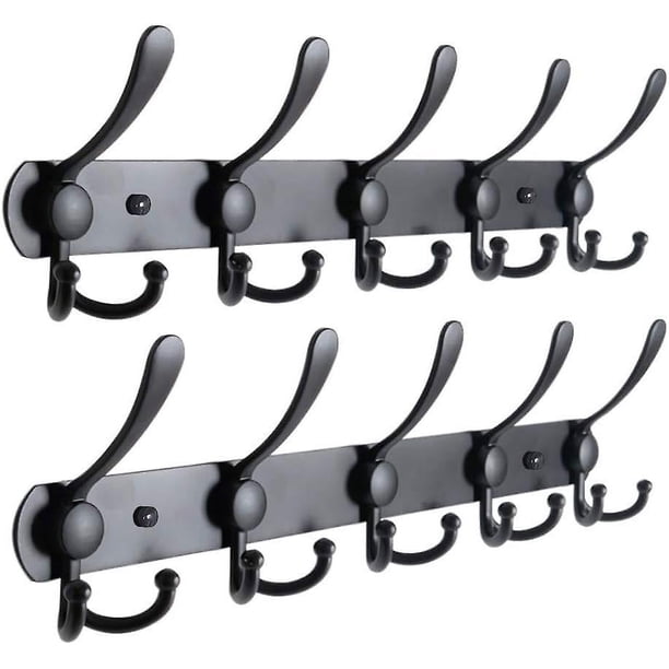 Gancho de acero inoxidable para ropa, gancho de pared para albornoz y toalla, resistente y elegante