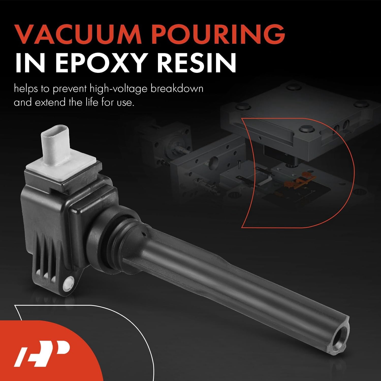 A-Premium Ignition Coil Pack Compatible with Ford Expedition 2018-2019 F-150 GT 2017-2019 Lincoln Navigator 2018-2019 V6 3.5L 6-PC