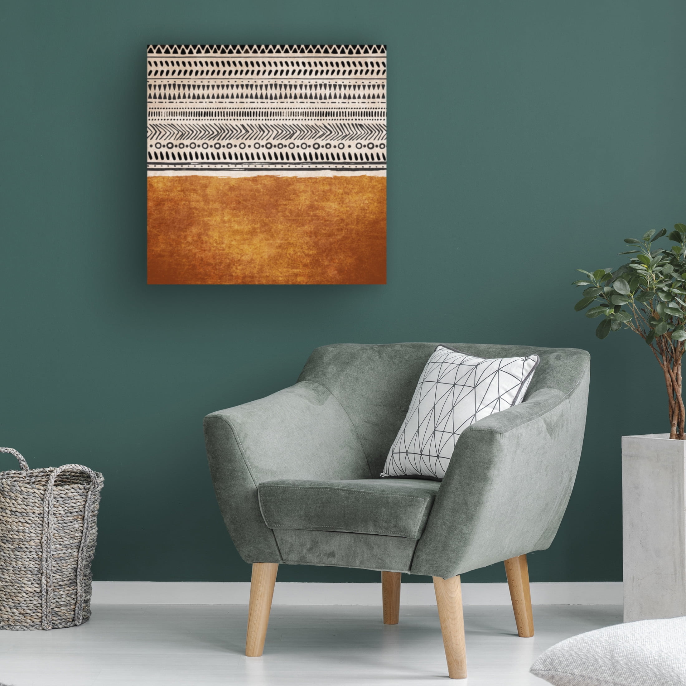 Trademark Fine Art Emel Tunaboylu Kilim Turuncu Canvas Wall Art