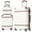 White, variant on MAYEERTY 3-Piece Retro Hardshell Luggage Set with TSA Lock for Travel, 20"+28"Lightweight Suitcases & Cosmetic Case