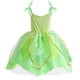 thumbnail image 3 of Vestido de hada verde con tintineo para el Día del Niño, vestido de Halloween y Navidad, 3 of 6