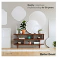 thumbnail image 6 of Better Bevel Frameless Rectangle Mirror | 24" x 36" Bathroom Wall Mirror w/Beveled Edge | Ultra-Flush Hanging System (Horizontal or Vertical), 6 of 9