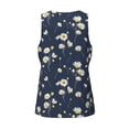 thumbnail image 5 of Fotbe Daisies Flowers Pattern Men's Quick Dry Workout Tank Top Gym Muscle Tee Fitness Bodybuilding Sleeveless T Shirt Breathable Workout Shirt-3X-Large, 5 of 9