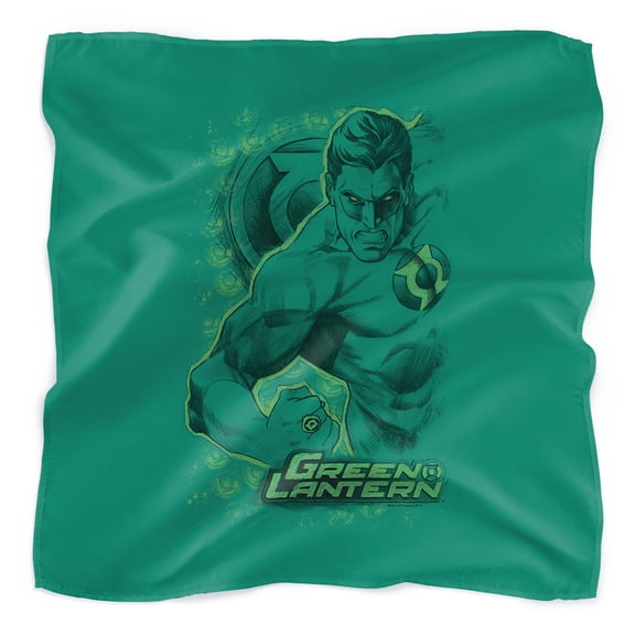 Green Lantern Pencil Energy Bandana (21 in x 21 in)