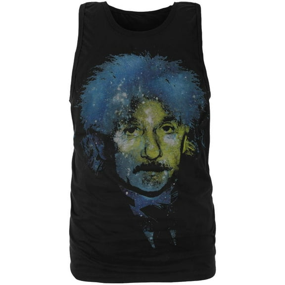 Albert Einstein - Starry Head Tank Top - X-Large