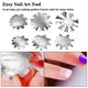 thumbnail image 4 of 6-Pack Stainless Steel French Nail Art Tools, 4 of 4