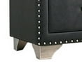 thumbnail image 3 of Benzara Cale 6-Drawer Upholstered Modern Wood & Velvet Nightstand in Dark Gray, 3 of 5