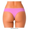 thumbnail image 2 of Tanga Fruit Of The Loom para Dama, con Costuras Overlátex Rosa Talla G, 2 of 4