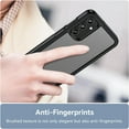 thumbnail image 6 of Case for Galaxy A36 5G,Galaxy A36 5G Case,Transparent TPU+PC Acrylic Protective Military Grade  Heavy Duty Protection Phone Case for Samsung Galaxy A36 5G (Black), 6 of 16
