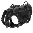 thumbnail image 4 of Military Tactical K9 Training Dog Harness+side Bags Molle Vest Large Black Tanl, 4 of 5