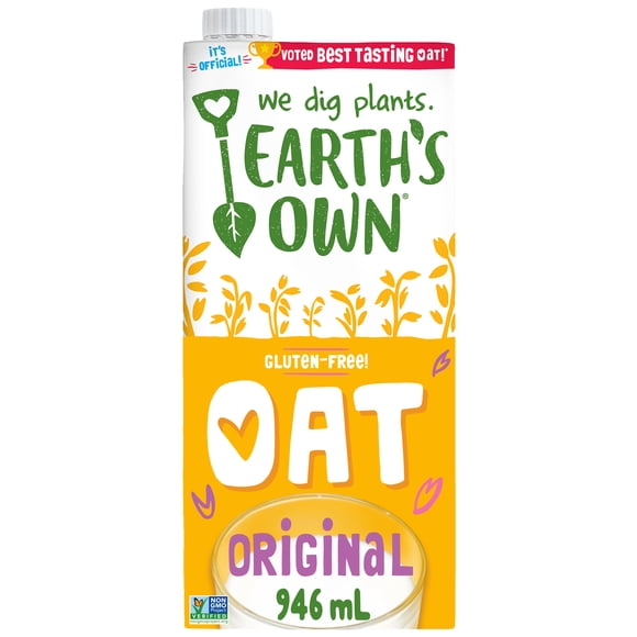 Earth's Own Gluten-Free, Original Oat Milk Alternative, 946 mL