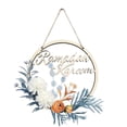 thumbnail image 1 of Ramadan Wreath Decorations  Small White Hydrangea Wreaths For Indoor  9.8 Inch White Hydrangea And Camellia Spring Front Door Wreath For Front Door Indoor Outdoor Wall Window And Home Dec, 1 of 10