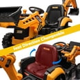 thumbnail image 3 of NEECHIPRO Licensed JCB Excavator Ride-on Tractor Toy Digger,24V 400W 3mph Toy Car for Children 3-6 Old, Yellow, 3 of 10
